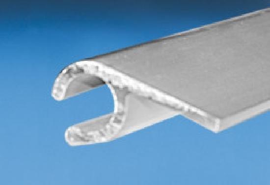 Profilo alluminio con aletta